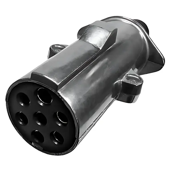 Tomada Macho Carreta Reboque 7 Polos Redonda Bivolt — DNI8323
