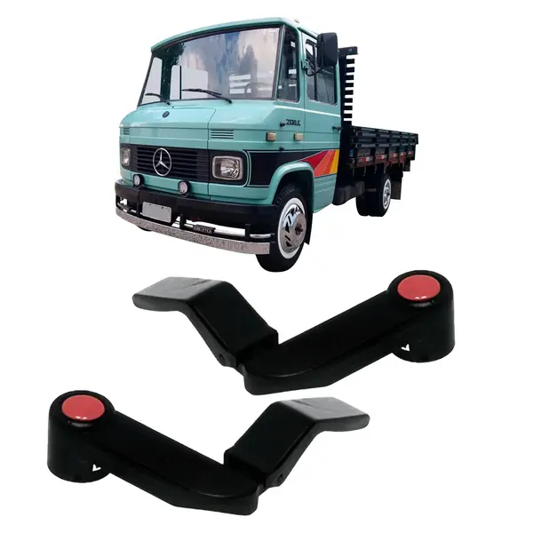 Trinco do Quebra Vento Caminhão MB 608E 708 Completo Par