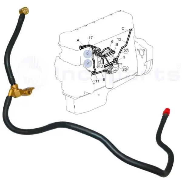 Tubo Combustivel para Volvo D12C B12R FH FM — 20481305