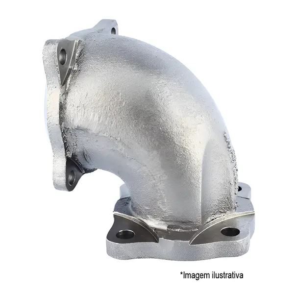 Tubo Curva Escape Saida Turbina — 20571791