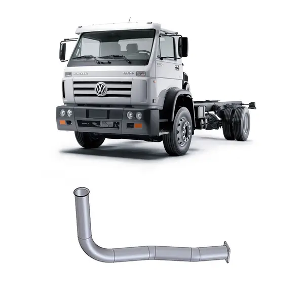 Tubo Escap Saída Motor VW Worker 13-180 15-180 17210 MWM 4''
