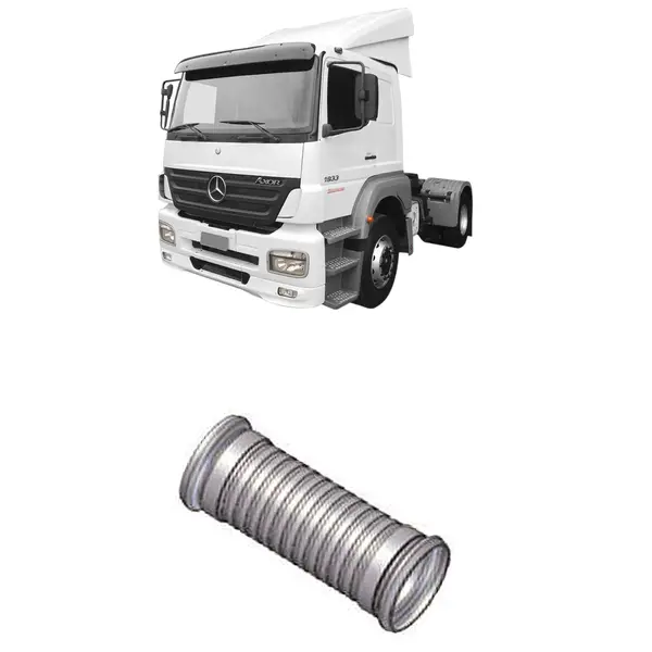 Tubo Escapamento Flexível 3,5'' Caminhão MB Axor 1933 2533