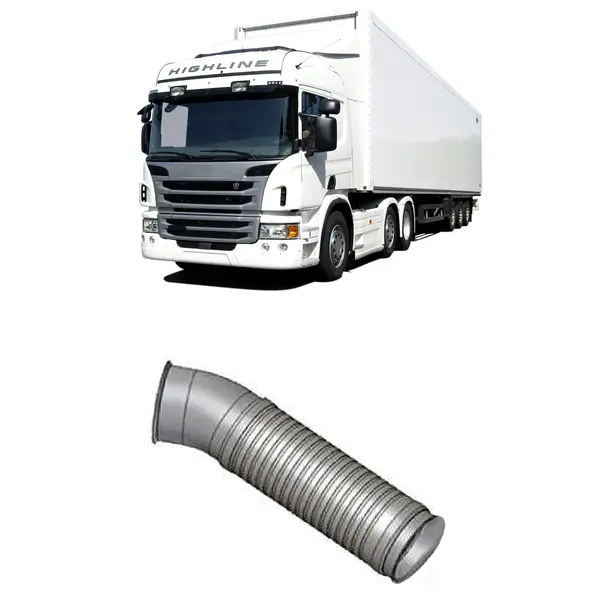 Tubo Escapamento Flexível 4,5'' Caminhão Sc P G R EURO 5