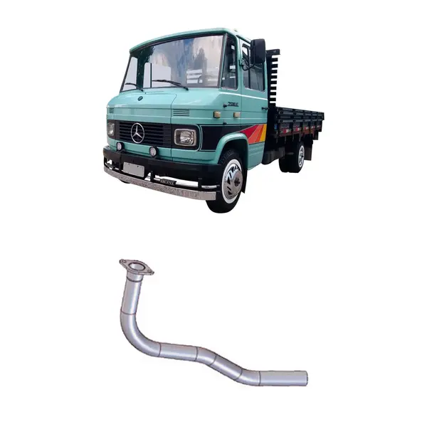 Tubo Escapamento Saída Motor Caminhão MB 608 608D 708 708E