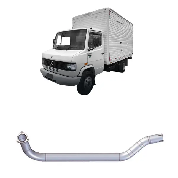 Tubo Escapamento Saída Motor Caminhão MB 709 3'' sem Freio