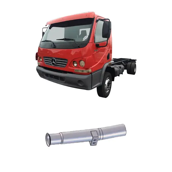 Tubo Escapamento Saída Motor Caminhão MB Accelo 715 ...2011