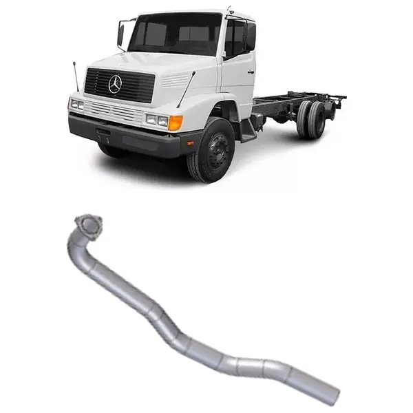 Tubo Escapamento Saída Motor Caminhão MB Bicudo 3,5''