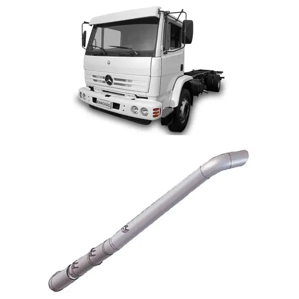 Tubo Escapamento Terminal 4'' Caminhão MB 2423B Eletrônico
