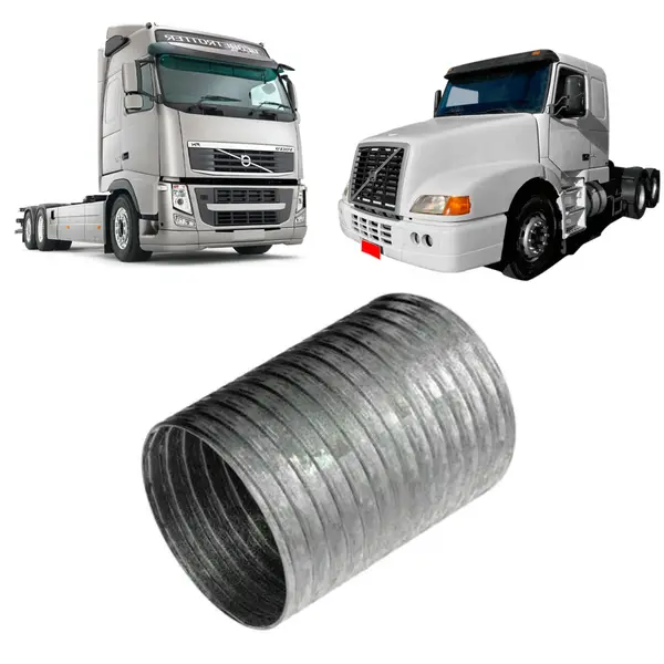 Tubo Flexível 5 Polegadas 135mm para Caminhões Volvo FH NH FM - Alta Durabilidade