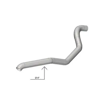Tubo Intermediario Saida Vertical 4" — 2S2253683F