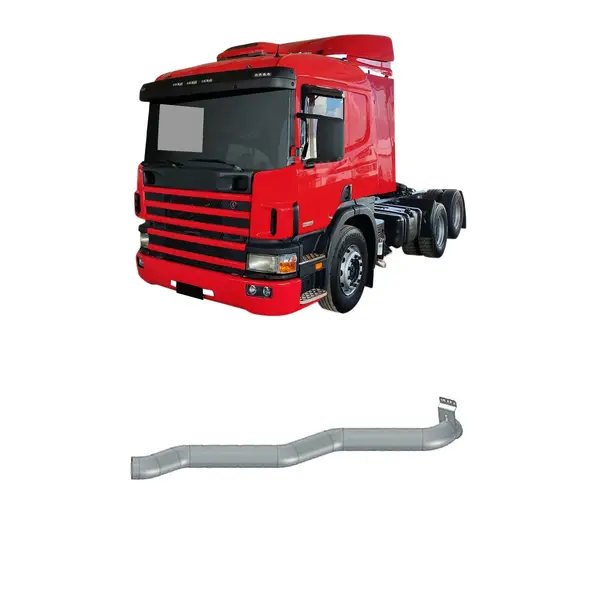Tubo Saída Escapamento Sc 114 124 Serie 4 5 PGR Terminal LE