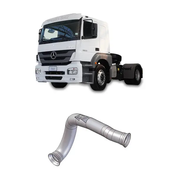 Tubo Saída Motor Caminhão MB Axor 1933 2533 2625 2831 2826