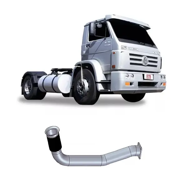 Tubo Saída Motor Escapamento VW Titan 18.310 Tractor 4