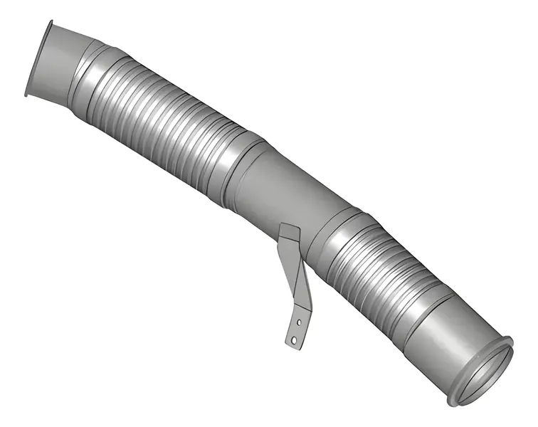 Tubo Saida Motor Inox para Scania NTG 2019 — 2322285
