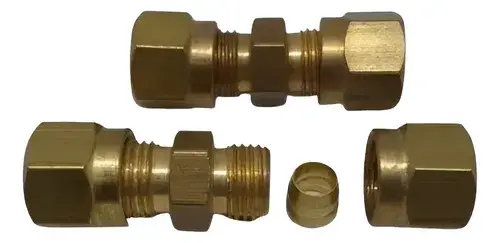 Uniao com Porca e Anilha 1/8 — CC0104-01M