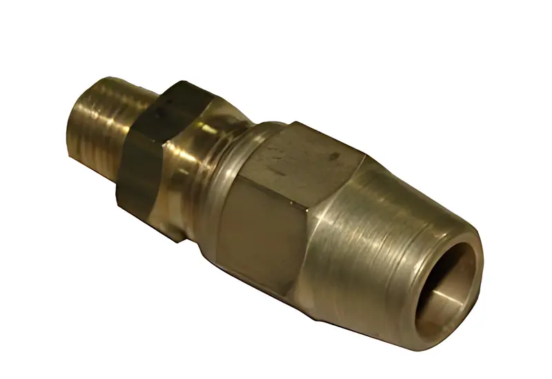 Uniao Macho 1/8 Npt X 3/8 Tubo com Anilha — T13607535