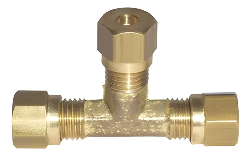 Uniao Tee Aco p/ Tubo 4MM Brc — 74302004002