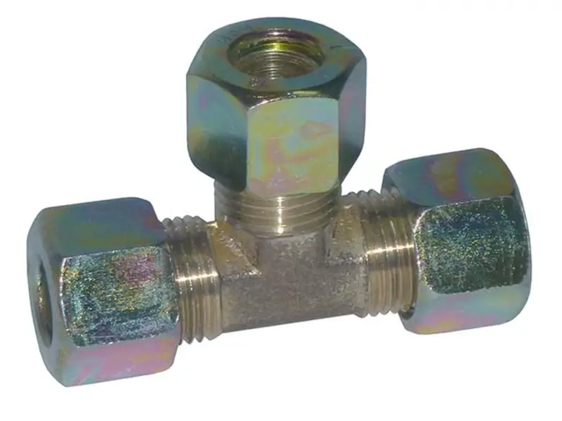 Uniao Tee Aco para Tubo 12MM — 74302012002