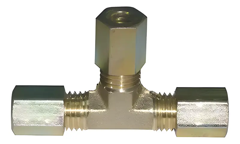 Uniao Tee Aco para Tubo 6MM Brc — 74302006002