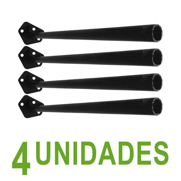 Varão Paralama Caminhão 3/4 Universal 640 Mm ( 4 Peças )