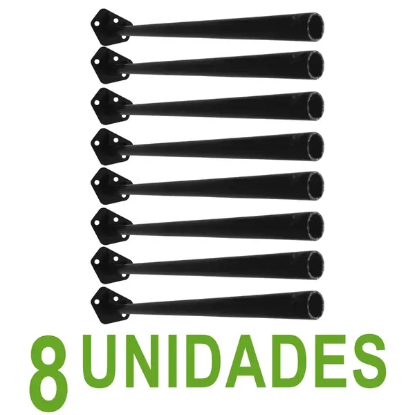 Varão Paralama Caminhão 3/4 Universal 640 Mm ( 8 Peças )