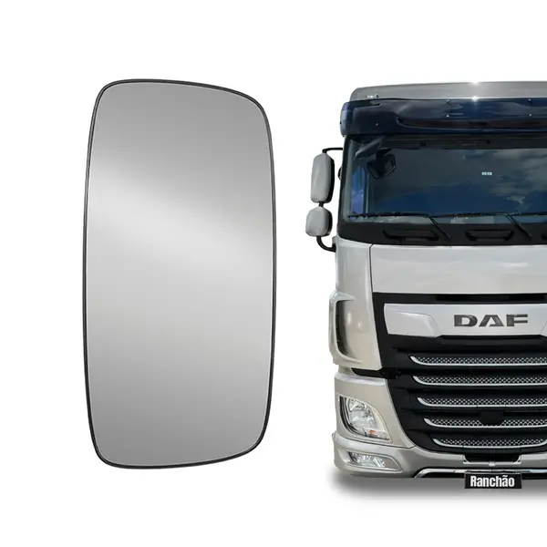 Vidro Espelho DAF XF 2020/2023 LD/LE com Base C/desembaçador