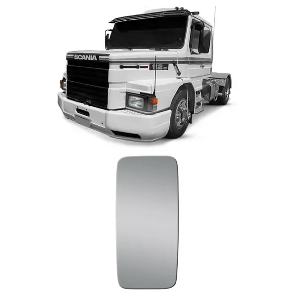 Vidro Espelho Plano Retrovisor Caminhão Sc 112 113 R T