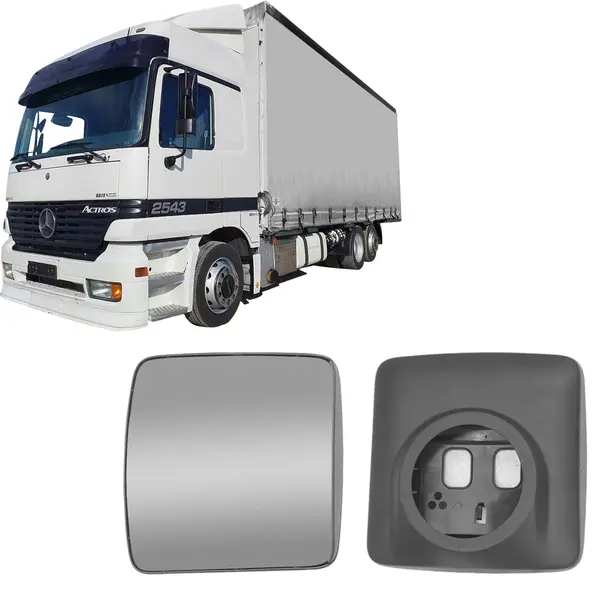 Vidro Espelho Retrovisor MB Actros L/e C/desembaçador