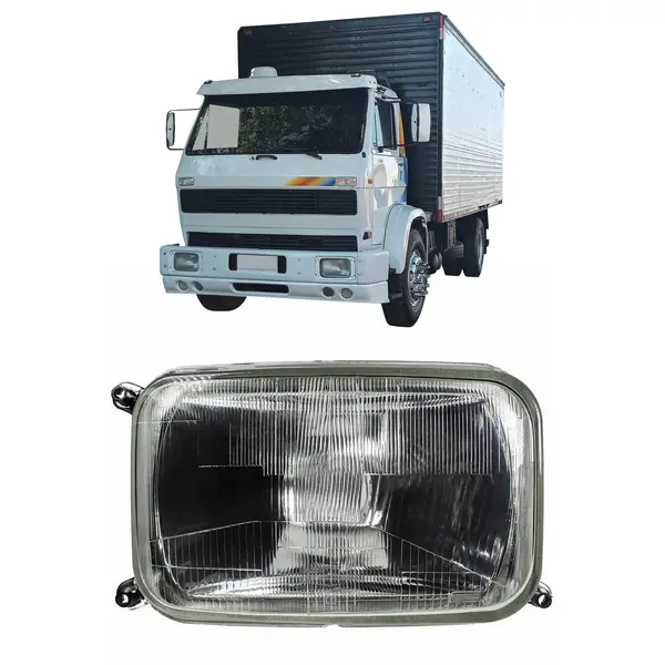 Vidro Farol Caminhão VW 1994 a 1999 L/d