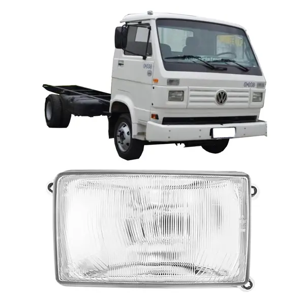 Vidro Farol Caminhão VW 1994 a 1999 - Nino L/e