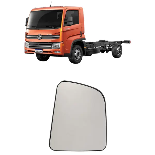 Vidro Maior Retrovisor Convexo VW Delivery 2018.. L/d C/base