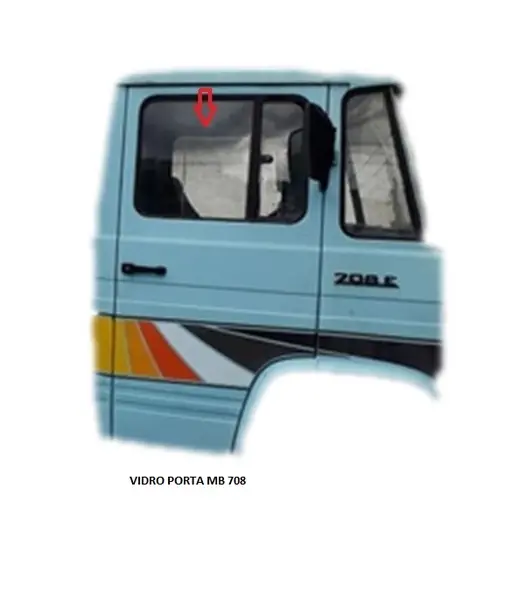 Vidro Porta MB 708 LD